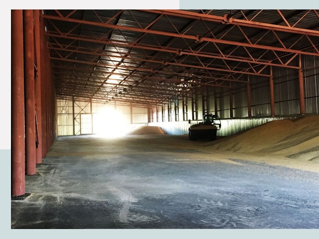 Строительство зернохранилищ в Когалыме