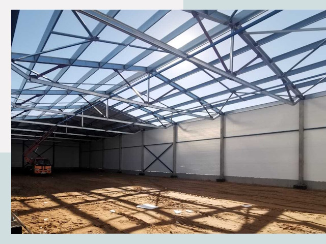 Строительство сенохранилищ в Когалыме