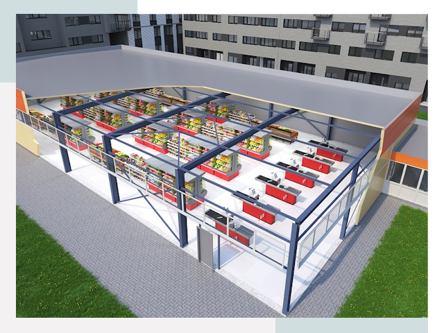 Строительство магазинов в Когалым от 620 руб. за м²