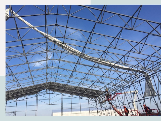 Шатровые ангары от 620 руб. в Когалыме и Тюменской области