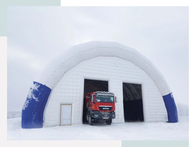 Мобильные ангары в Когалыме