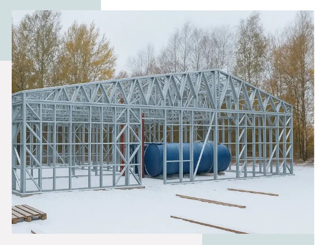 Металлические ангары в Когалыме