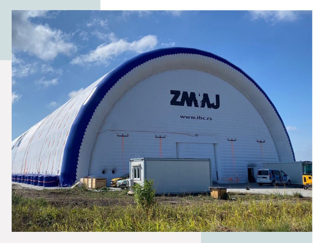 Брендирование ангаров в Когалыме