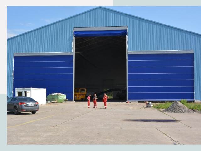 Ангарные ворота в Когалым от СтальСтрой-Кгл по цене 620 руб.