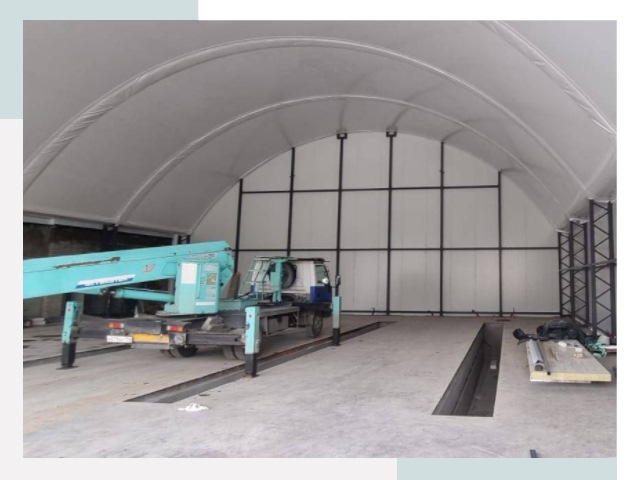 Внутреннее оснащение ангаров в Когалыме