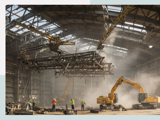 Демонтаж ангаров в Когалыме от 620 руб. за м²