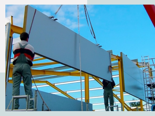 Монтаж сэндвич-панелей в Когалыме от 620 руб.