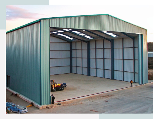 Строительство ангаров в Когалыме