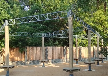 Терраса из металлоконструкций под ключ, проектирование, изготовление и монтаж от СтальСтрой-Кгл